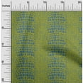 thumbnail image 1 of oneOone Georgette Viscose Lime Green Fabric Crocodile Animal Skin Craft Projects Decor Fabric Printed By The Yard 42 Inch Wide, 1 of 4