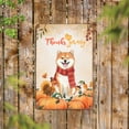 thumbnail image 2 of Happy Thanksgiving Shiba Inu with Turkey Pumpkins Autumn Vibes Vertical Metal Aluminum Sign Shibas Dog Lovers Gifts Idea Wall Art Home Decor - 12018, 2 of 5