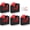 Black with red lettering, variant on 5 Senses  Bags for Him With Labels - Includes Tissue Paper & Greeting Card,  Birthday, Valentine'S Day, Anniversary, Wedding Gifts for Boyfriend, Bf or Husband (Black with red lettering)