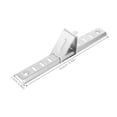 thumbnail image 2 of IDEANATEGRATE Silver Stainless Steel Refrigerator Drawer Slide Rail Din Rail Slotted 1Set for Cold Storage Space, 2 of 8