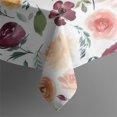 thumbnail image 5 of Pioneer Flower Floral Print Pattern Square Tablecloth,Waterproof Square Table Cover,Wipeable Spillproof Washable Table Cover for Home Kitchen Party Decor 42"X42"(107x107cm), 5 of 6