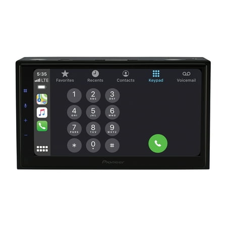 Pioneer - 6.8" Android Auto™ and Apple CarPlay® Bluetooth® Digital Media (DM) Receiver - Black