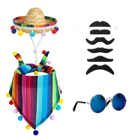 Pet Clothes – Mexican Porch Goose Outfit Set for Classic Style Versatile Occasion Ready Elegant Tasteful for Everyday Wear 10x10x7 cm Black