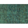 thumbnail image 1 of Ahgly Company Indoor Rectangle Abstract Turquoise Blue Modern Area Rugs, 8' x 10', 1 of 4