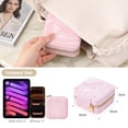 thumbnail image 5 of Casegrace Marble - Patterned Mini Travel Jewelry Box for Women Girl, PU Leather Gift Display Jewellery Storage Case, Organizer for Earrings, Rings, Necklaces, 5 of 5