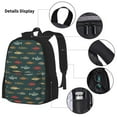 thumbnail image 3 of Balery River Freshwater Fish Mochila Escolar 3 en 1 para Niños - Mochila Resistente con Lonchera Térmica y Estuche - Mochila Escolar para Niños y Niñas, 3 of 7