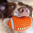 thumbnail image 5 of Pet Dog Toy Balls Squeak Puppy Toys Interesting Tennis Football Tooth Cleaning Toys for Dogs D, 5 of 5