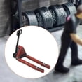 thumbnail image 6 of QSTDGVPW 1/64 Pallet Jack Model Mini Forklift Table Cart Micro Garage Scene Decor for DIY red, 6 of 7
