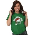 thumbnail image 4 of Funny Christmas Bah Humbug Pug Pun Plus Size Crewneck Graphic Tee Shirt Brisco Brands 3X, 4 of 5