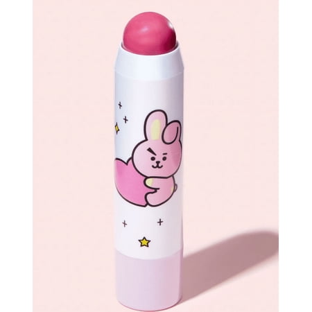 The Crème Shop | BT21: Lip + Cheek Chic Stick | Tinted Essence Stick - Cooky (Berry Cute)