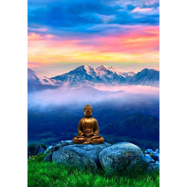 Taladro Pintura Diamante (DB6039) 5D DIY Estatua de Buda completa Kits de punto de cruz (hg262) 20X30cm FLhrweasw Nuevo