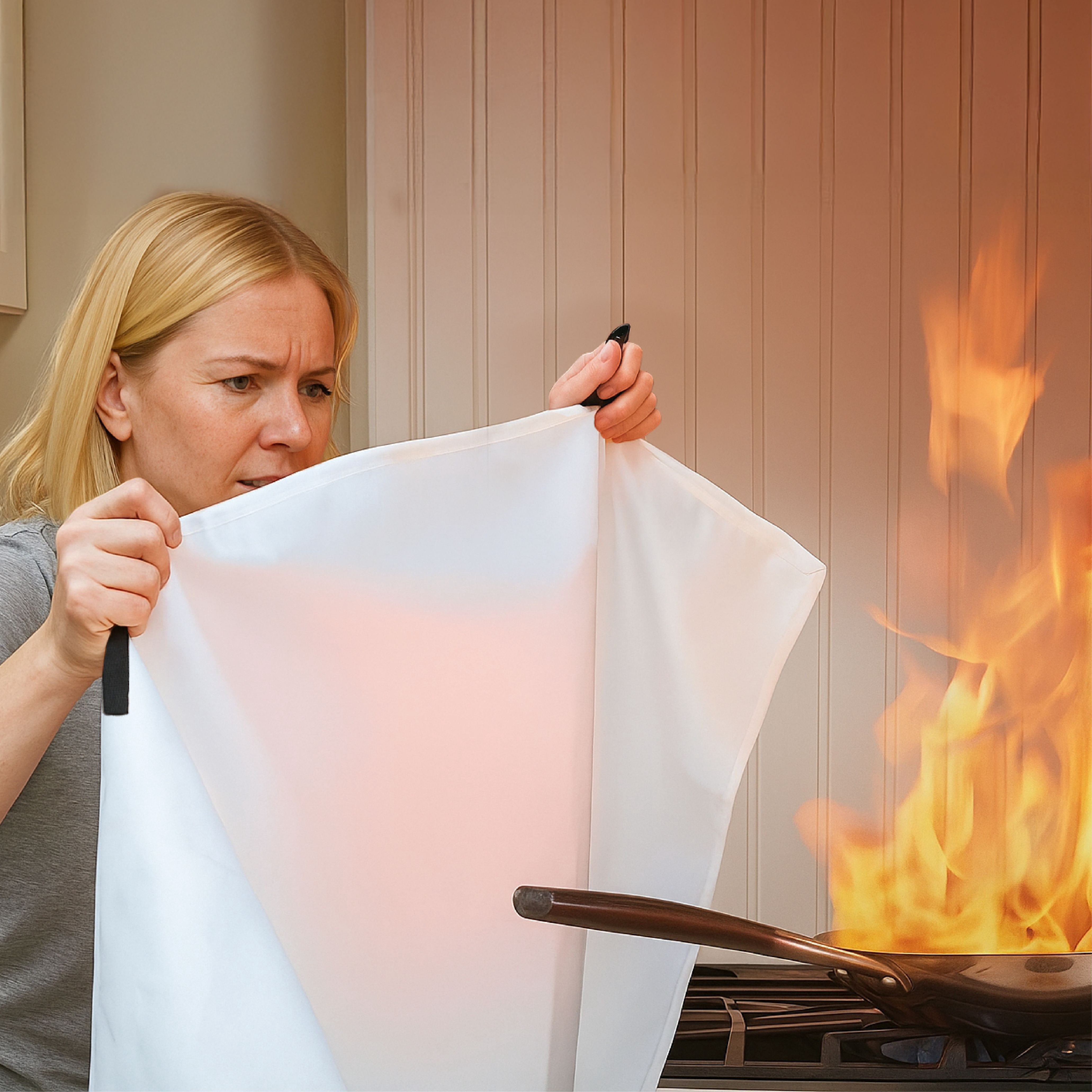 Gofire Fiberglass Fire Blanket 39x39 inches Emergency Suppression