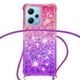 thumbnail image 4 of Funda para Xiaomi Redmi Note 12 4G Brillantina Líquida Divertida Reluciente y con Cristales en Movimiento Cuerpo Cruzado con Cordón Ajustable, 4 of 5