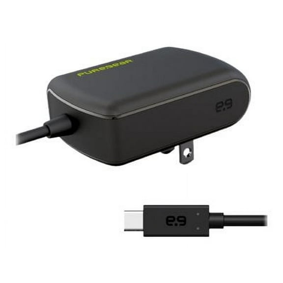 PureGear Travel Charger Corded To Type C 15 W - Black