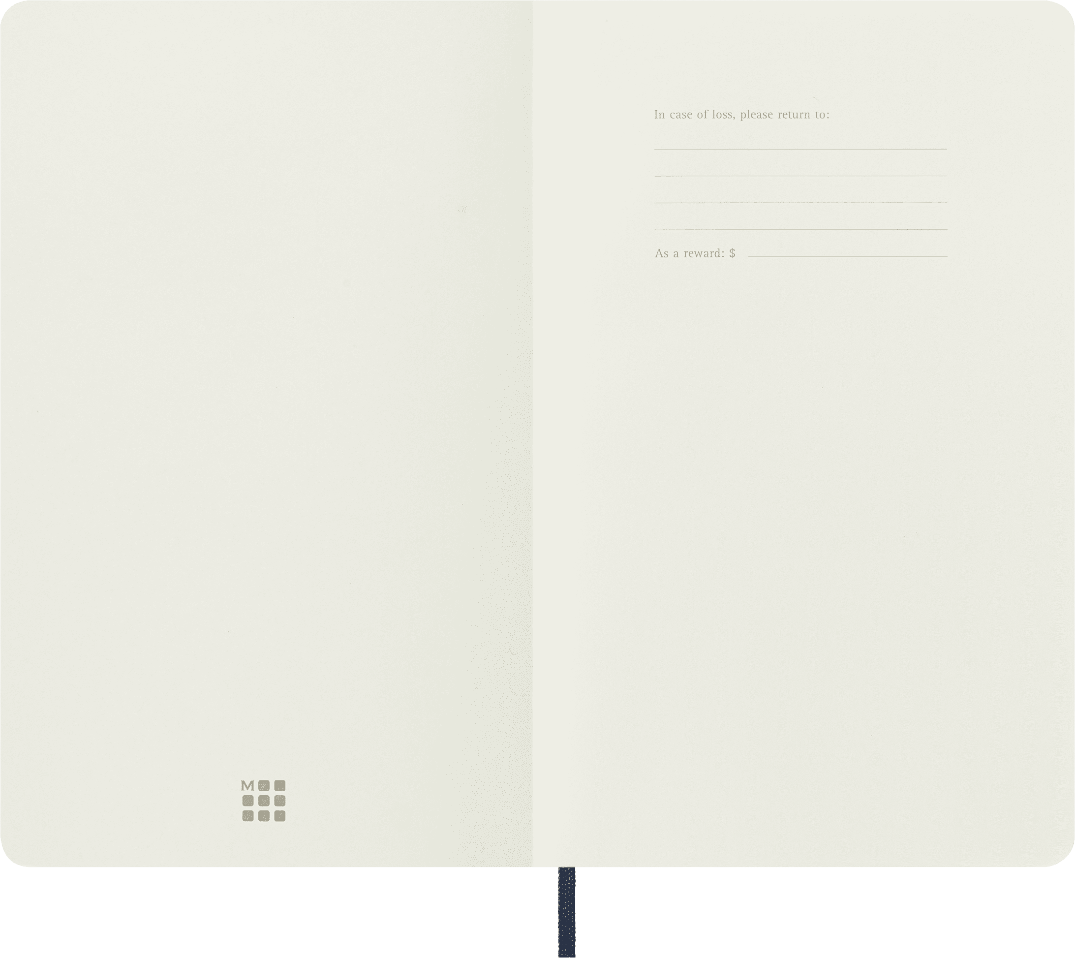 Moleskine Classic Notebook, Soft Cover, Large (5" x 8.25"), Plain, Sapphire Blue