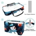 thumbnail image 4 of Snowman Reusable Foldable Large Capacity Oxford Cloth Storage Basket Shopping Bag Laundry Basket, 4 of 7