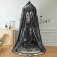 thumbnail image 1 of Auvent de Lit Moderne Style Ins Occultant et Coupe-Vent avec Imprimé d'Étoiles - Design Pliable à Sommet Rond, Diamètre 65 cm, Installation Sans Perçage, Construction en Polyester et Fil d'Acier pour une Chambre Douillette à la Maison, 1 of 6