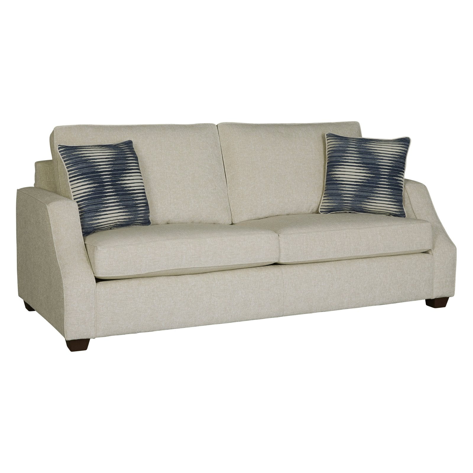 Transitional Sofa in Ivory