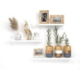 thumbnail image 3 of Repisas Flotantes Nueble 3 Grandes 50 x 15 Blanco Minimalistas, 3 of 3