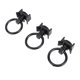 thumbnail image 1 of Accesorios De Riel En L, 12 Piezas Con Revestimiento Negro, 4000 Libras, Fácil De Instalar, Retire El Perno único De Riel En L Con Anillo Redondo Para Control De Carga De, 1 of 7