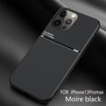 thumbnail image 1 of ELEHOLD for iPhone 13 Pro Max Slim Skin Feel Case, TPU Bumper + PC Fashion Diagonal Line Skin Touch Luxury Elegant Lightweight Magnetic Shockproof Non-Slip Soft Grip Flexible Ultra-Thin Case,Black, 1 of 6