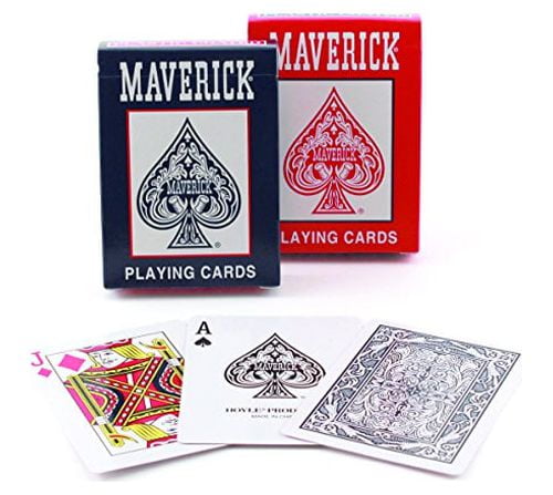 Maverick Playing Cards, Standard Index, (Pack of 12)