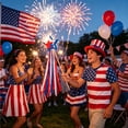 thumbnail image 6 of PEIBang Patriotic Streamer Wand,4th of July Star Fairy Wand,Independence Day Star Pick for Memorial Day Patriotic Party Supplies, 6 of 6