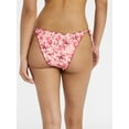thumbnail image 3 of No Boundaries Scenic Route String Bikini Bottoms with Lettuce Edge, Women’s XXS-XXL, 3 of 5