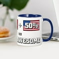 thumbnail image 4 of CafePress - 50% Trinidad And Tobago, 50% Ame - 11 oz Ceramic Mug - Novelty Coffee Tea Cup, 4 of 6