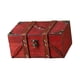 thumbnail image 5 of Caja de almacenamiento de joyas, cofre del tesoro, caja de regalo, porta baratijas, organizador de joyas para Rojo, 5 of 9