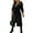 Black, variant on Autumn Winter Womens Classic Coat Lapel Collar Open Front Belted Long Jacket