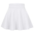 thumbnail image 4 of KPOPLK Girls Tennis Skirts with Pockets Athletic Skorts Inner Shorts High Waisted Sports Golf Running Skirt(5-6 Years,White), 4 of 7