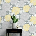 thumbnail image 4 of NextWall  Retro Floral Peel and Stick Removable Wallpaper - 20.5 in. W x 18 ft. L, 4 of 9