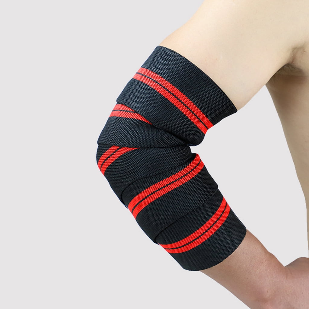 WINDLAND Elbow Sleeve, Adjustable Elbow Wraps Weightlifting Supportive Elbow Strap Brace