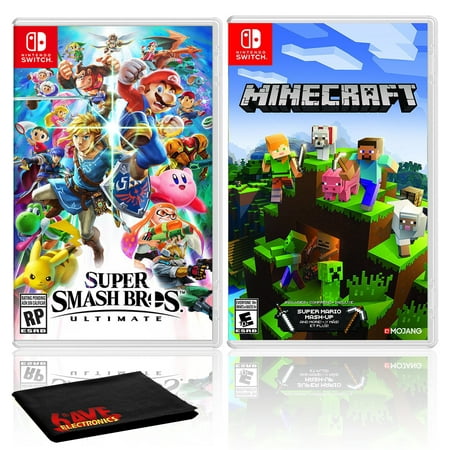 Super Smash Bros. Ultimate Bundle with Minecraft, Nintendo Switch