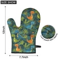 thumbnail image 6 of Green Cartoon Dinosaurs Jungle Pattern Shower Curtain OneSize ,Bathroom Decorative Shower Curtains Set with 12 Hooks,Modern Waterproof Washable Shower Curtain, 6 of 7