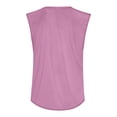 thumbnail image 4 of ADSSDQ Cotton Men's Big and Tall Sleeveless Tank Tops Muscle Shirts Gym Casual Workout Tees with Pocket Pink L, 4 of 4
