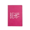 Pink BE BOLD Leather-like 6x8 medium Lined Journal by Eccolo trade