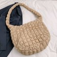 thumbnail image 3 of Bolso de hombro acolchado FLhrweasw Tote Puffy Caqui, 3 of 9