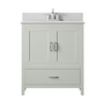 thumbnail image 3 of Twin Star Home 30” Traditional Single Bathroom Vanity with Drawer, White, 3 of 7