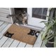 thumbnail image 4 of Handmade Peeping Cats Doormat Home for Entrance 18'x30', 4 of 5