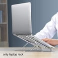 thumbnail image 3 of Computer desk fashion laptop desk computer Fashion stand, Hao Shuo creative new computer stand Desktop Laptop Stand Foldable Ultra Thin Cooling Rack Design Portable Adjustable Height Aluminum Alloy Su, 3 of 6