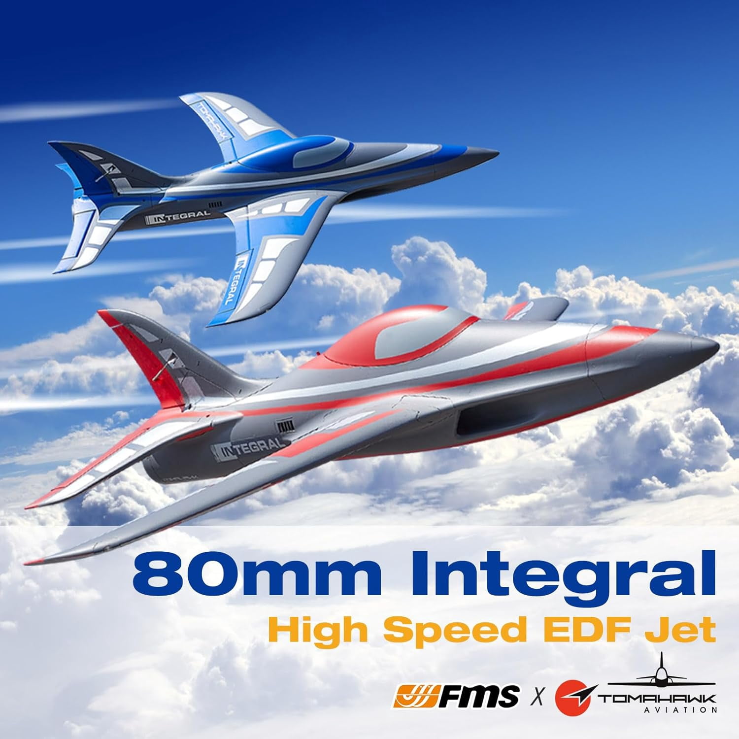 FMS EDF Jet 80mm Integral PNP(Red)