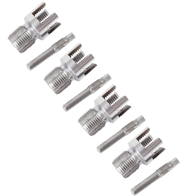 Kit De Enhebrador De Tuberías De PVC, Corte Rápido De Roscas Pequeño Nivel Profesional Sellado Antideslizante Incisivo Interno Externo Herramienta De Roscado De Tuberías Acero
