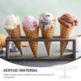 thumbnail image 3 of HAMPPLIES 1Pc Transparent Acrylic Ice Cream Rack with 16 Holes for Party Dessert Cone Display, 3 of 7
