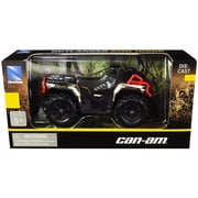 New Ray Toys ATV and Motorcycle Play Vehicles, Black and Gold, 7 oz