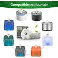 thumbnail image 2 of GHSDFBB Cat Water Fountain Filters, Multiple Filtration Pet Water Fountain Replacement Filter,4 Packs of Cotton Activated Carbon Cat Fountain Filters(4 Pack), 2 of 7