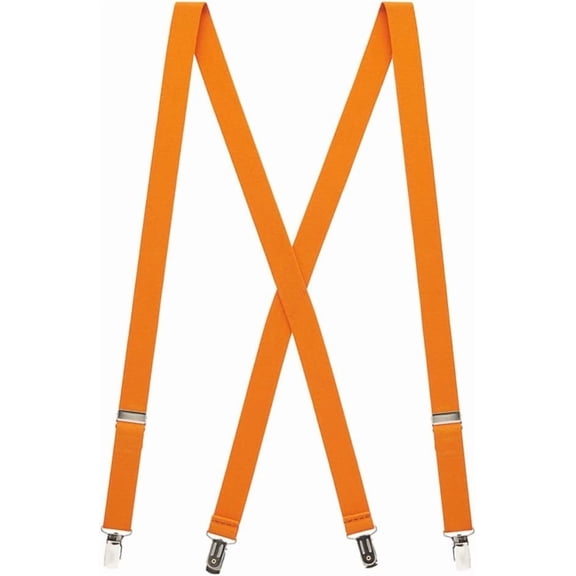 Suspender Store Children's Solid Color Suspenders - 1-Inch Wide Elastic - Sewn X-Back - Clip - Many Colors & 3 Sizes