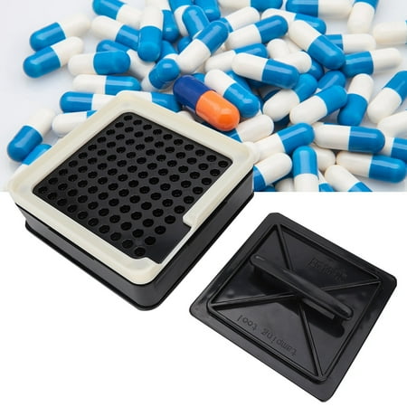 Walfront Empty Capsule Plates With Spreader 100 Holes Powder Cosmetics Capsules Manual Filling 00 Capsule Filling Tool Capsule Filling Machine Walmart Canada
