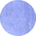 thumbnail image 1 of Ahgly Company Indoor Round Oriental Blue Industrial Area Rugs, 3' Round, 1 of 4